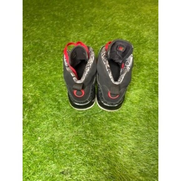 Nike Air Jordan Spizike Black/Red/Green Sneakers Size 6.5 Pre-Owned No Box - Picture 4 of 5